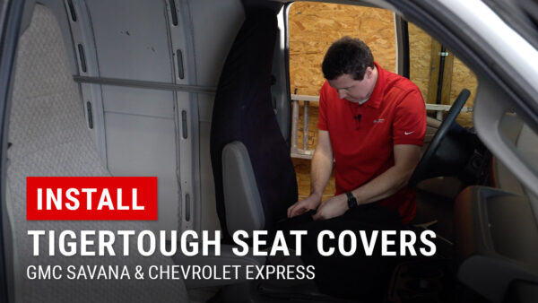 Installing TigerTough Seat Covers in our GMC Savana
