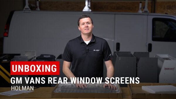 Unboxing Holman Rear Window Screens for GMC Savana & Chevy Express