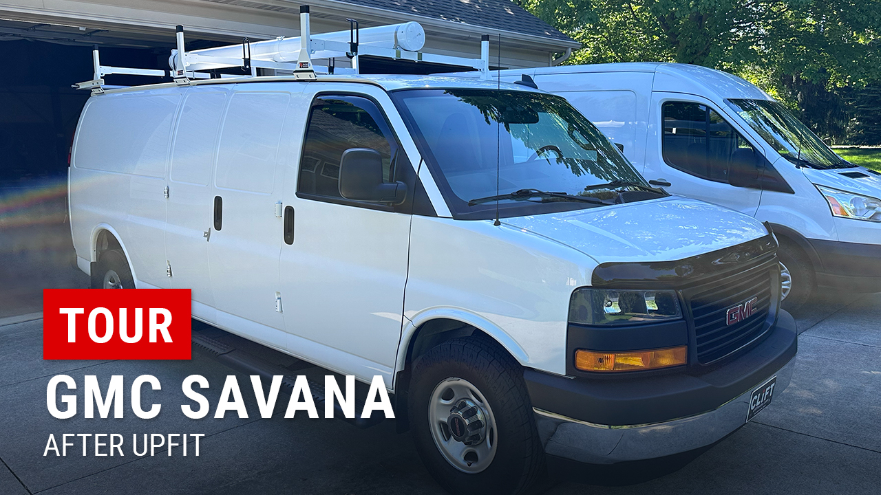 GMC Savana Cargo Van Tour AFTER Our Upfit Upfit Supply
