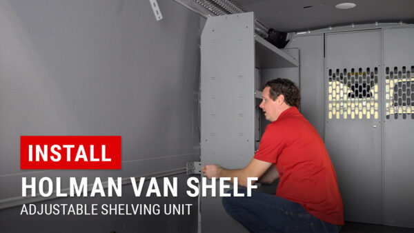 Installing Holman Shelving Unit in our Ford Transit
