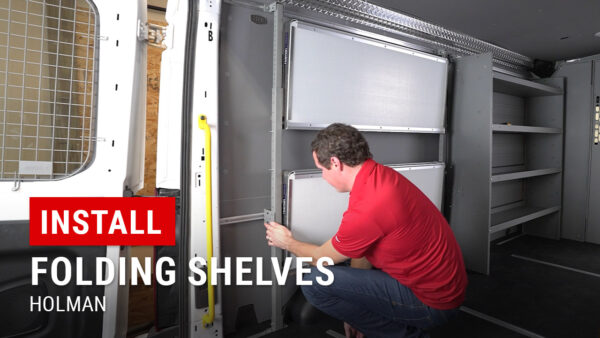 Installing Holman Folding Shelves in our Ford Transit