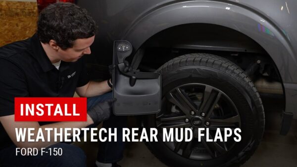 Installing WeatherTech Rear Mud Flaps on Our Ford F-150