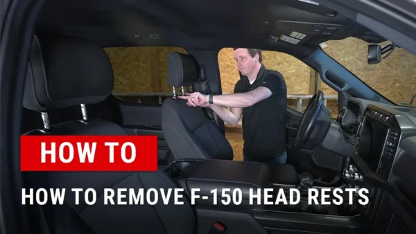How To Remove Ford F-150 Seat Headrests