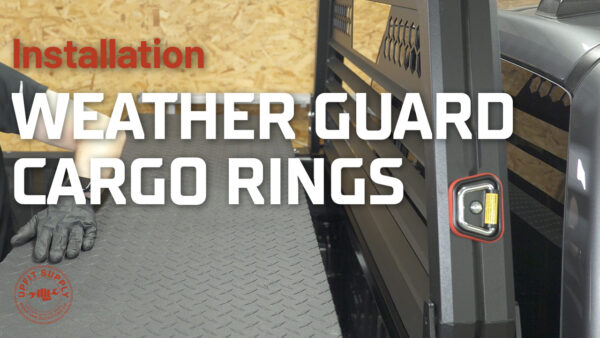 Installing Tie-Down Rings for Weather Guard Headache Racks