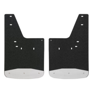 Luverne Rear 12" x 20" Rubber Mud Guards, Select Dodge, Ram 1500, 2500 (2 Flaps)