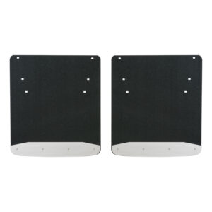 Luverne Rear Dually 20" x 23" Textured Rubber Mud Guards, Select Ram 3500 (2 Flaps)