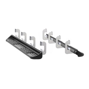 Luverne Black Stainless Steel Side Entry Steps, Select Silverado, Sierra Crew Cab