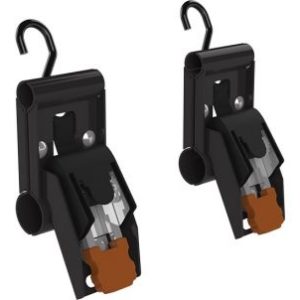 Retractable Ratchet Straps With Pro III Mount Brackets - 1" W X 6' L - Pair