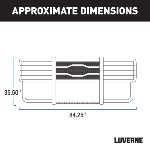 Luverne Prowler Max Black Steel Grille Guard, Select Ford F-150 - Image 4