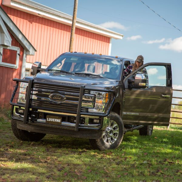 Luverne Prowler Max Black Steel Grille Guard, Select Ford F-250, F-350, F-450, F-550 - Image 2