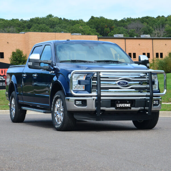 Luverne Chrome Steel 2" Tubular Grille Guard, Select Ford F-150 - Image 2