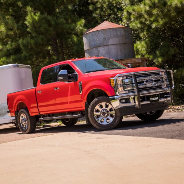 Luverne Chrome Steel 2" Tubular Grille Guard, Select Ford F-250, F-350, F-450, F-550 - Image 2