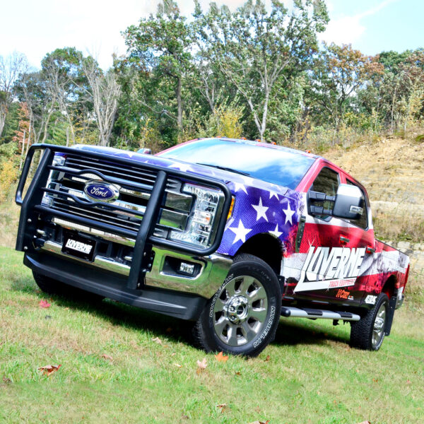Luverne Black Steel 2" Tubular Grille Guard, Select Ford F-250, F-350, F-450, F-550 - Image 2