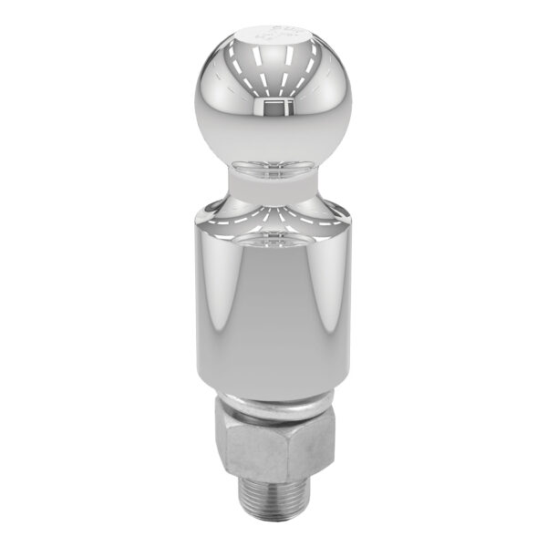 CURT 1-7/8" Trailer Ball (1" x 2-1/8" Shank, 2" Rise, 3,500 lbs., Chrome) - 40032
