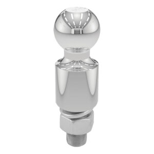 CURT 2" Trailer Ball (1" x 2-1/8" Shank, 2" Rise, 6,000 lbs., Chrome) - 40034