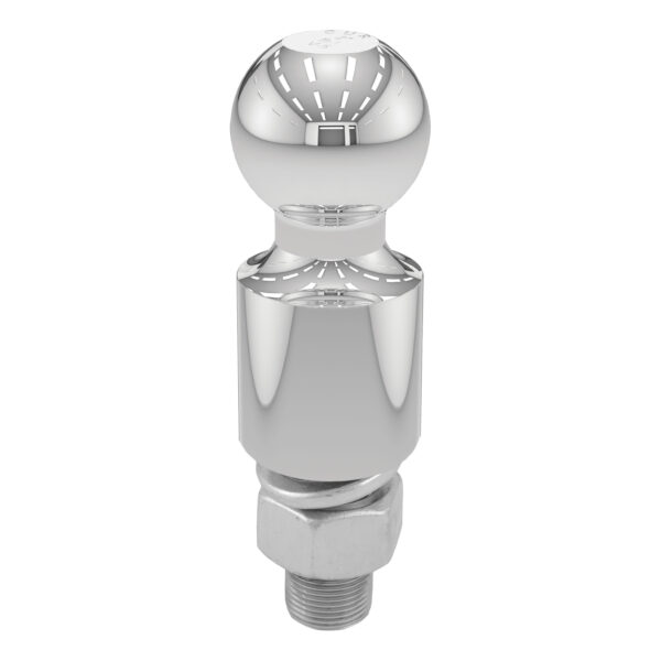 CURT 2" Trailer Ball (1" x 2-1/8" Shank, 2" Rise, 6,000 lbs., Chrome) - 40034
