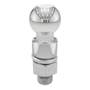 CURT 2-5/16" Trailer Ball (1-1/4" x 2-5/8" Shank, 1" Rise, 10,000 lbs., Chrome) - 40035