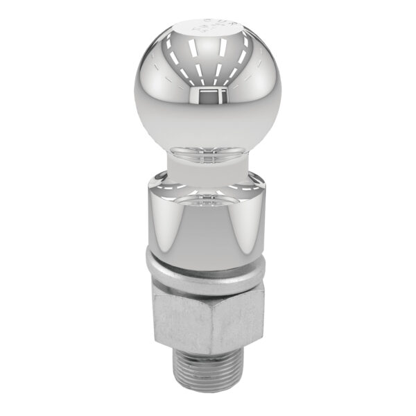 CURT 2-5/16" Trailer Ball (1-1/4" x 2-5/8" Shank, 1" Rise, 10,000 lbs., Chrome) - 40035