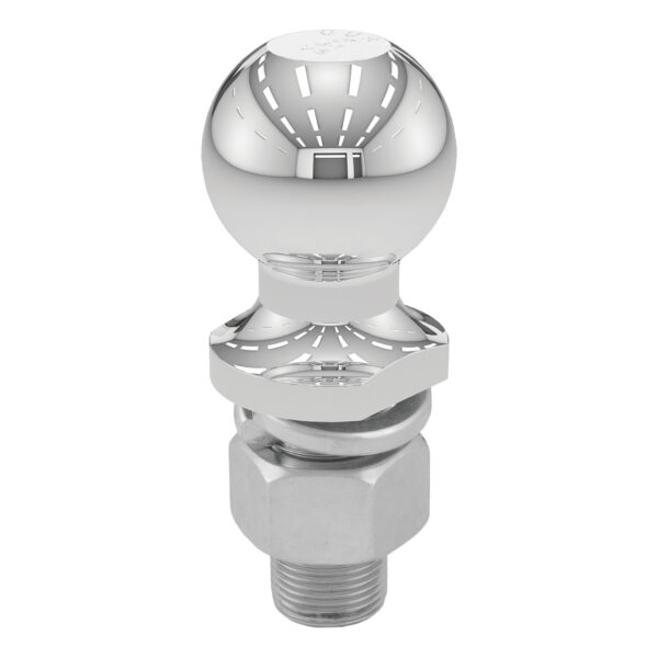 CURT 2" Trailer Ball (1" x 2-1/8" Shank, 7,500 lbs., Chrome) - 40037
