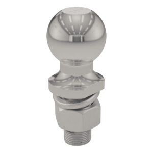 CURT 2" Trailer Ball (1" x 2-1/8" Shank, 6,000 lbs., Stainless) - 40053
