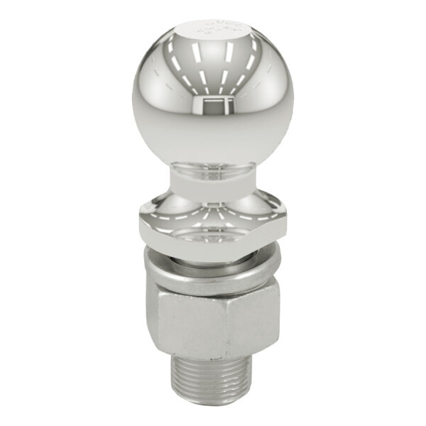 CURT 2-5/16" Trailer Ball (1-1/4" x 2-5/8" Shank, 15,000 lbs., Stainless) - 40055
