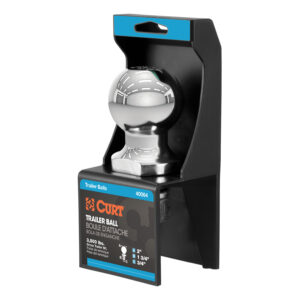 CURT 2" Trailer Ball (3/4" x 1-3/4" Shank, 3,500 lbs., Chrome, Packaged) - 40064