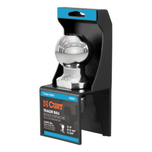 CURT 2" Trailer Ball (3/4" x 2-1/8" Shank, 3,500 lbs., Chrome, Packaged) - 40065