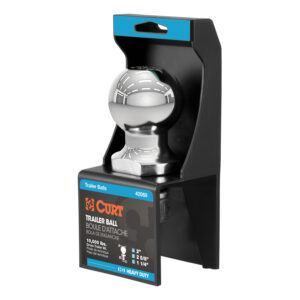CURT 2" Trailer Ball (1-1/4" x 2-5/8" Shank, 10,000 lbs., Chrome, Packaged) - 40069