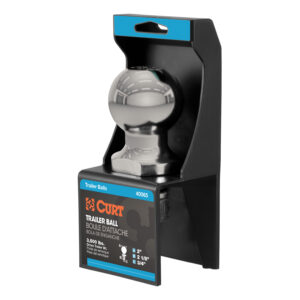 CURT 2" Trailer Ball (3/4" x 2-1/8" Shank, 3,500 lbs., Stainless, Packaged) - 40082