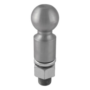 CURT 2-5/16" Trailer Ball (1-1/4" x 2-5/8" Shank, 2" Rise, 25,000 lbs., Raw Steel) - 40087