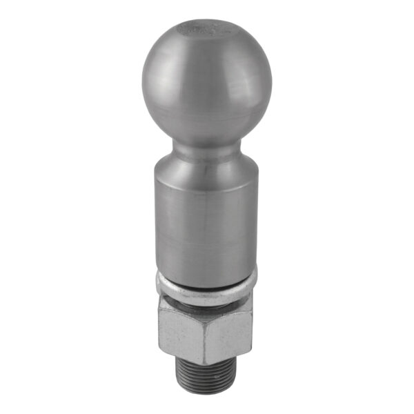 CURT 2-5/16" Trailer Ball (1-1/4" x 2-5/8" Shank, 2" Rise, 25,000 lbs., Raw Steel) - 40087