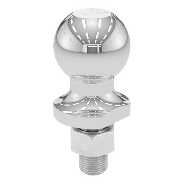 CURT 1-7/8" Trailer Ball (3/4" x 1-5/8" Shank, 2,000 lbs., Chrome, Packaged) - 40161