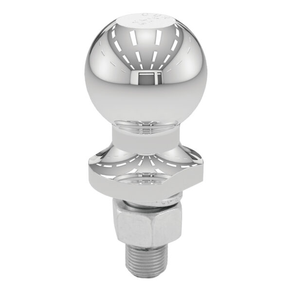 CURT 2" Trailer Ball (3/4" x 1-3/4" Shank, 3,500 lbs., Chrome, Packaged) - 40164