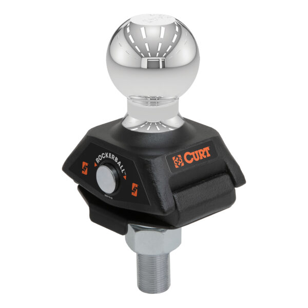 CURT RockerBall 2" Cushion Hitch Trailer Ball (3/4" Shank, 3,500 lbs, Packaged) - 40246