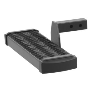 Luverne Grip Step 7" x 26" Black Aluminum Receiver Hitch Step, 6" Drop (Fits 2" Tube) - 415026-570015