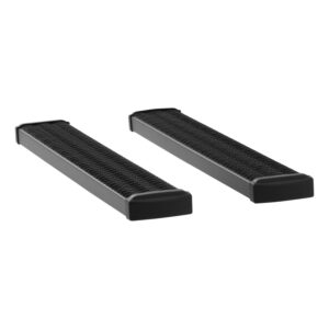 Luverne Grip Step 7" x 54" Black Aluminum Running Boards, Select Silverado, Sierra HD