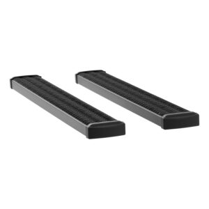 Luverne Grip Step 7" x 60" Black Aluminum Running Boards (No Brackets)