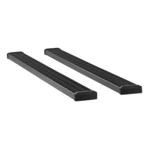 Luverne Grip Step 7" x 98" Black Aluminum Running Boards, Select Ford E-Series