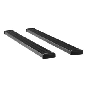 Luverne Grip Step 7" x 102" Black Aluminum Running Boards (No Brackets)