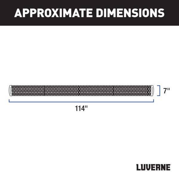 Luverne Grip Step 7" x 114" Aluminum W2W Running Boards, Select Silverado, Sierra HD - Image 3
