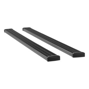 Luverne Grip Step 7" x 125" Black Aluminum Running Boards (No Brackets)