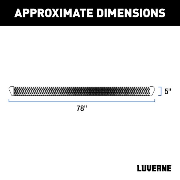 Luverne SlimGrip 5" x 78" Black Aluminum Running Boards, Select Ram 1500 Quad Cab - Image 3
