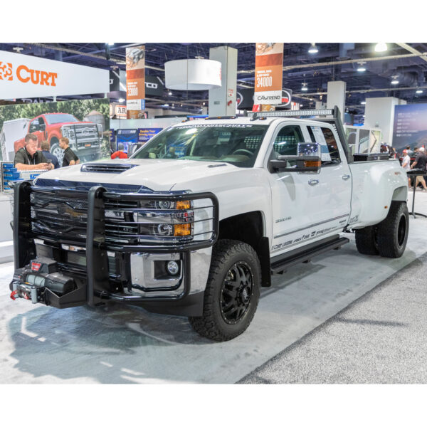 Luverne SlimGrip 5" x 88" Black Aluminum Running Boards, Select Silverado, Sierra Crew - Image 2