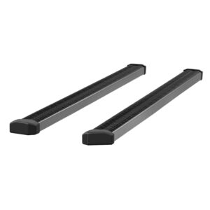 Luverne SlimGrip 5" x 88" Black Aluminum Running Boards (No Brackets)