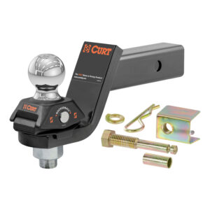 CURT RockerBall Cushion Hitch with 2" Ball (2" Shank, 7,500 lbs., 3" Drop) - 45143