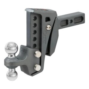 Rebellion XD Adjustable Cusion Hitch (2" Shank, 2", 2-5/16" Balls, 15K GTW)