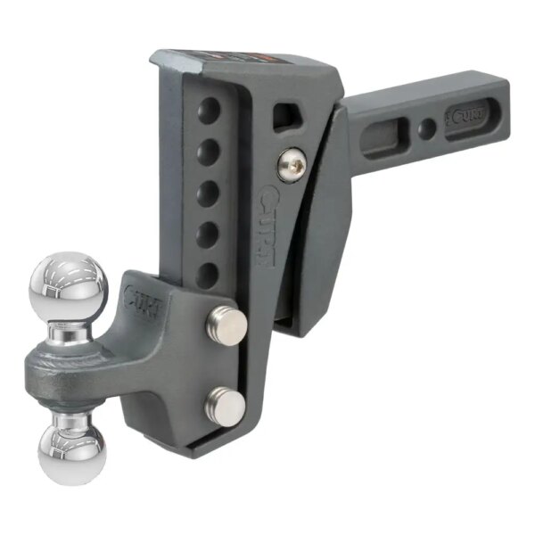 Rebellion XD Adjustable Cusion Hitch (2" Shank, 2", 2-5/16" Balls, 15K GTW)