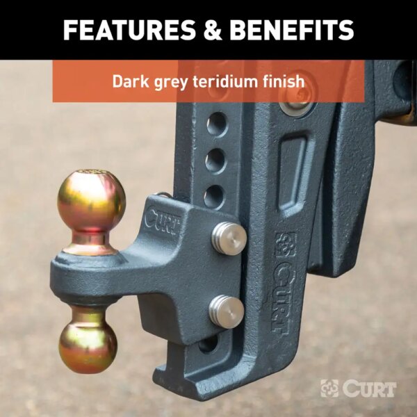 REBELLION XD ADJUSTABLE CUSHION HITCH (2-1/2" SHANK, 2", 2-5/16" BALLS, 20K) - Image 9