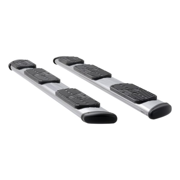 Luverne Regal 7 Polished Stainless 102" Oval W2W Steps, Select Dodge, Ram 1500