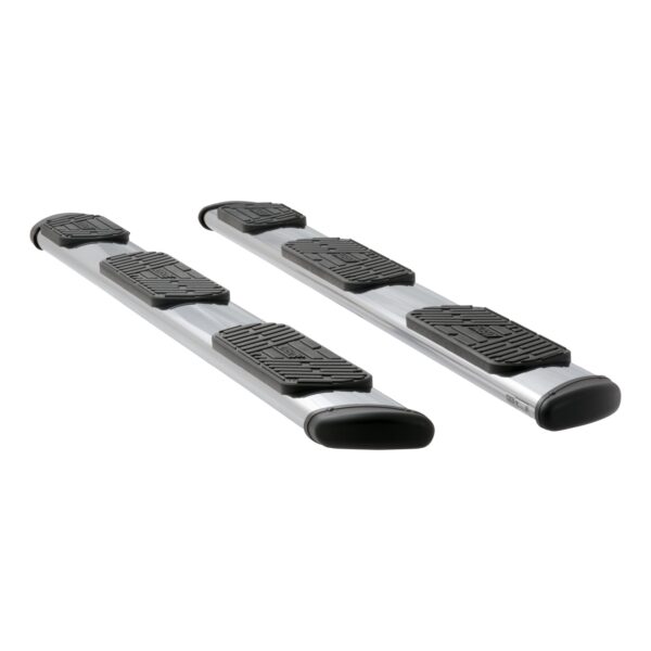 Luverne Regal 7 Polished Stainless 108" Oval W2W Steps, Select Ford F-150 Crew, 6'6" Bed